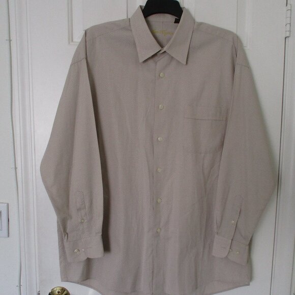 Ben Hogan Mens L/S Camel Tan Cotton Button Down Dress Shirt NWOT- 17/34-35 or XL - Picture 3 of 3